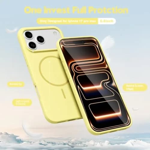 oakxco Silicone Mag Safe Phone Case for iPhone 17 Pro Max/ 18 Pro Max | Slim, Magnetic & Durable (70-120 chars) thumbnail 4