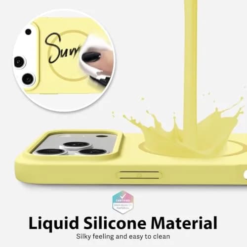 oakxco Silicone Mag Safe Phone Case for iPhone 17 Pro Max/ 18 Pro Max | Slim, Magnetic & Durable (70-120 chars) thumbnail 5