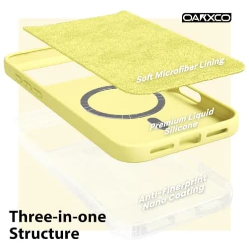 oakxco Silicone Mag Safe Phone Case for iPhone 17 Pro Max/ 18 Pro Max | Slim, Magnetic & Durable (70-120 chars) thumbnail 6