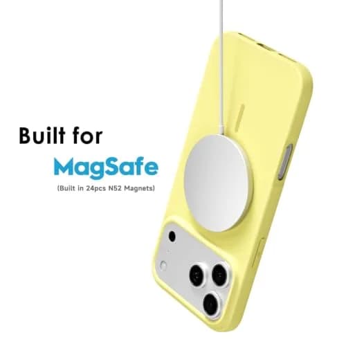 oakxco Silicone Mag Safe Phone Case for iPhone 17 Pro Max/ 18 Pro Max | Slim, Magnetic & Durable (70-120 chars) thumbnail 3