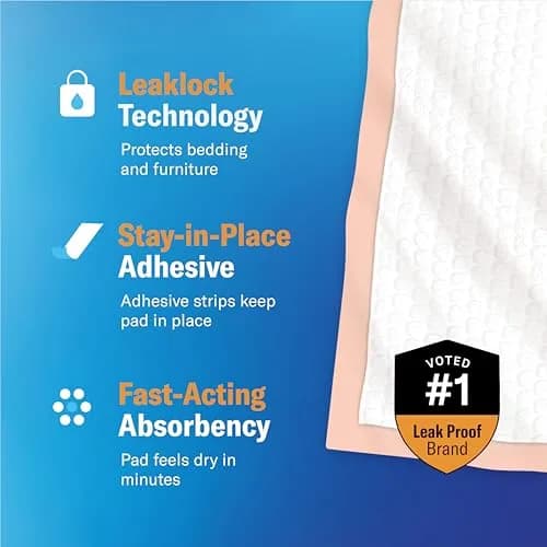 Curera Chucks Premium Disposable Underpads 30x36 (25-Pack) | Hospital-Grade Leak Protection thumbnail 3