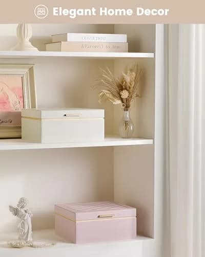 Lolalet 2-Layer Jewelry Organizer Box 24.2cm (9.53") | Foldable & Expandable Upper Storage thumbnail 8