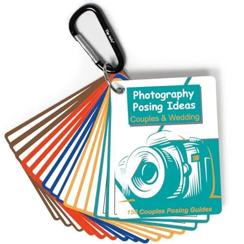 Tip Info 150 Pose Ideas Photography Posing Guide Book | 16 Double-Sided Pages, 4x3 Inch thumbnail 1