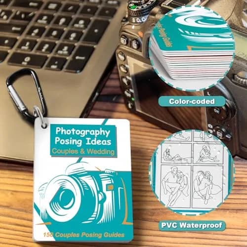 Tip Info 150 Pose Ideas Photography Posing Guide Book | 16 Double-Sided Pages, 4x3 Inch thumbnail 9