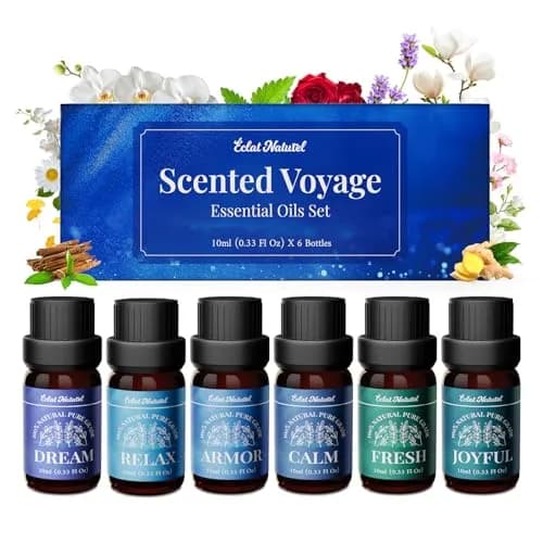 Éclat Naturel Essential Oil Set, 6 x 10ml | Aromatherapy & DIY Blends for Home & Crafts thumbnail 1