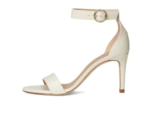 L.K. Bennett Ivy Single Strap Sandals Ecru 10 Medium | Elegant 80mm Stiletto Heel thumbnail 4