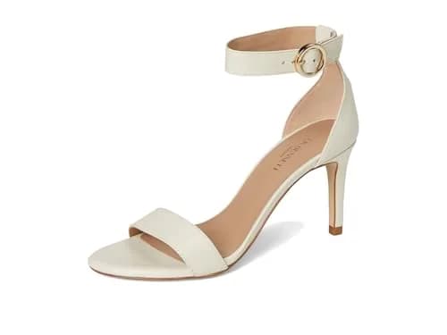 L.K. Bennett Ivy Single Strap Sandals Ecru 10 Medium | Elegant 80mm Stiletto Heel thumbnail 7