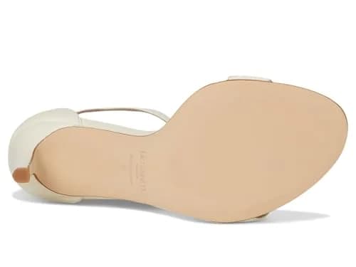 L.K. Bennett Ivy Single Strap Sandals Ecru 10 Medium | Elegant 80mm Stiletto Heel thumbnail 3