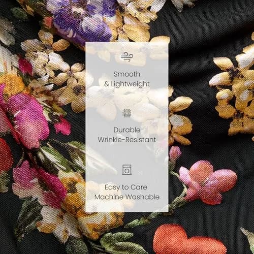 Lulus Pixie Sequin Chiffon Women's Cocktail Midi Dress, Black Floral, Large | Elegant Flare for Evening Events thumbnail 4