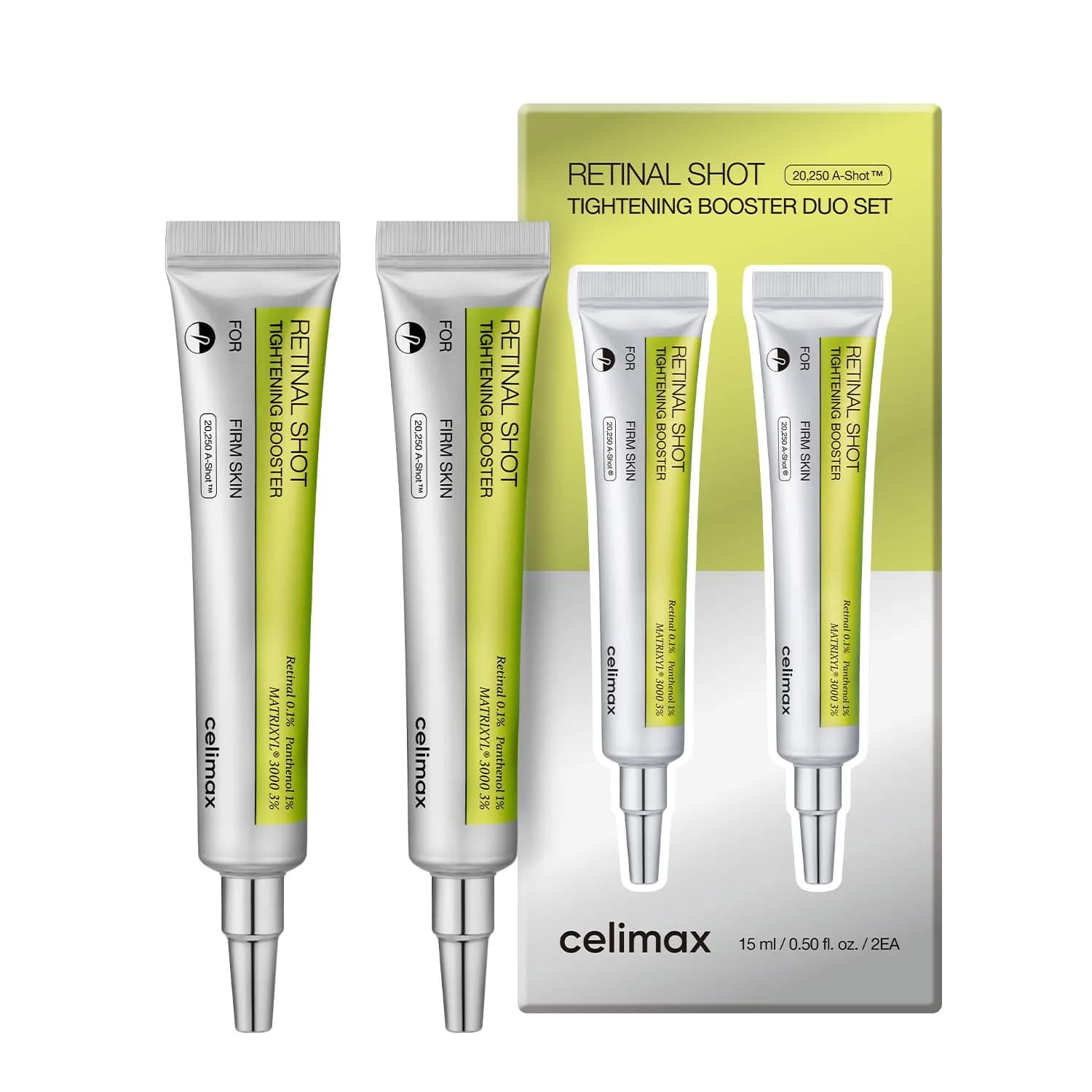 celimax The Vita A Retinal Shot Tightening Booster 15ml (0.51 fl.oz) | Targets Wrinkles & Enlarged Pores — 1 Ounce
