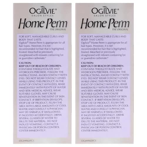 OGILVIE Hair Perm Kit for Men & Women | Lasting Smooth Curls & Waves, Color Safe, Drip Guard, 2 Pc thumbnail 5