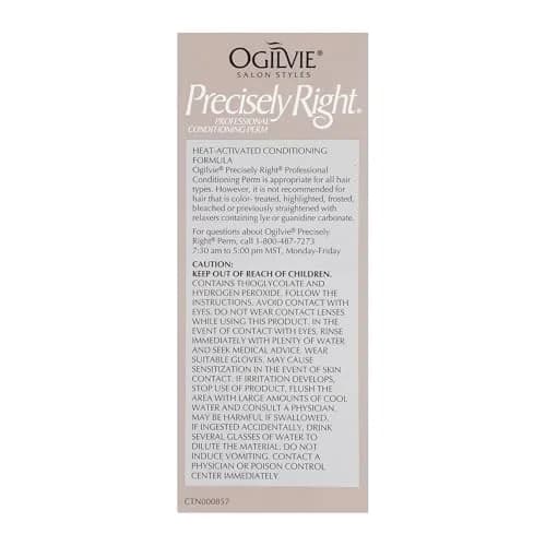 OGILVIE Precisely Right Professional Conditioning Perm Kit for Men & Women 4 Pc | Heat-Activated, Drip Guard, Color-Safe thumbnail 5