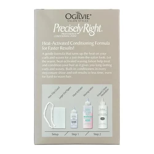 OGILVIE Precisely Right Professional Conditioning Perm Kit for Men & Women 4 Pc | Heat-Activated, Drip Guard, Color-Safe thumbnail 3