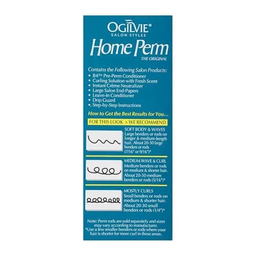 OGILVIE Salon Styles Home Perm The Original 4 Pc | Extra Body, Lasting Curls & Waves for Color Treated, Normal Hair thumbnail 5