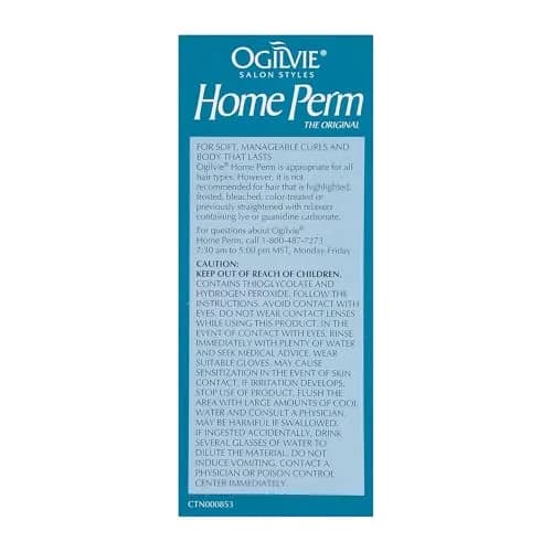 OGILVIE Salon Styles Home Perm The Original 4 Pc | Extra Body, Lasting Curls & Waves for Color Treated, Normal Hair thumbnail 6