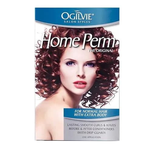 OGILVIE Salon Styles Home Perm The Original 4 Pc | Extra Body, Lasting Curls & Waves for Color Treated, Normal Hair thumbnail 3