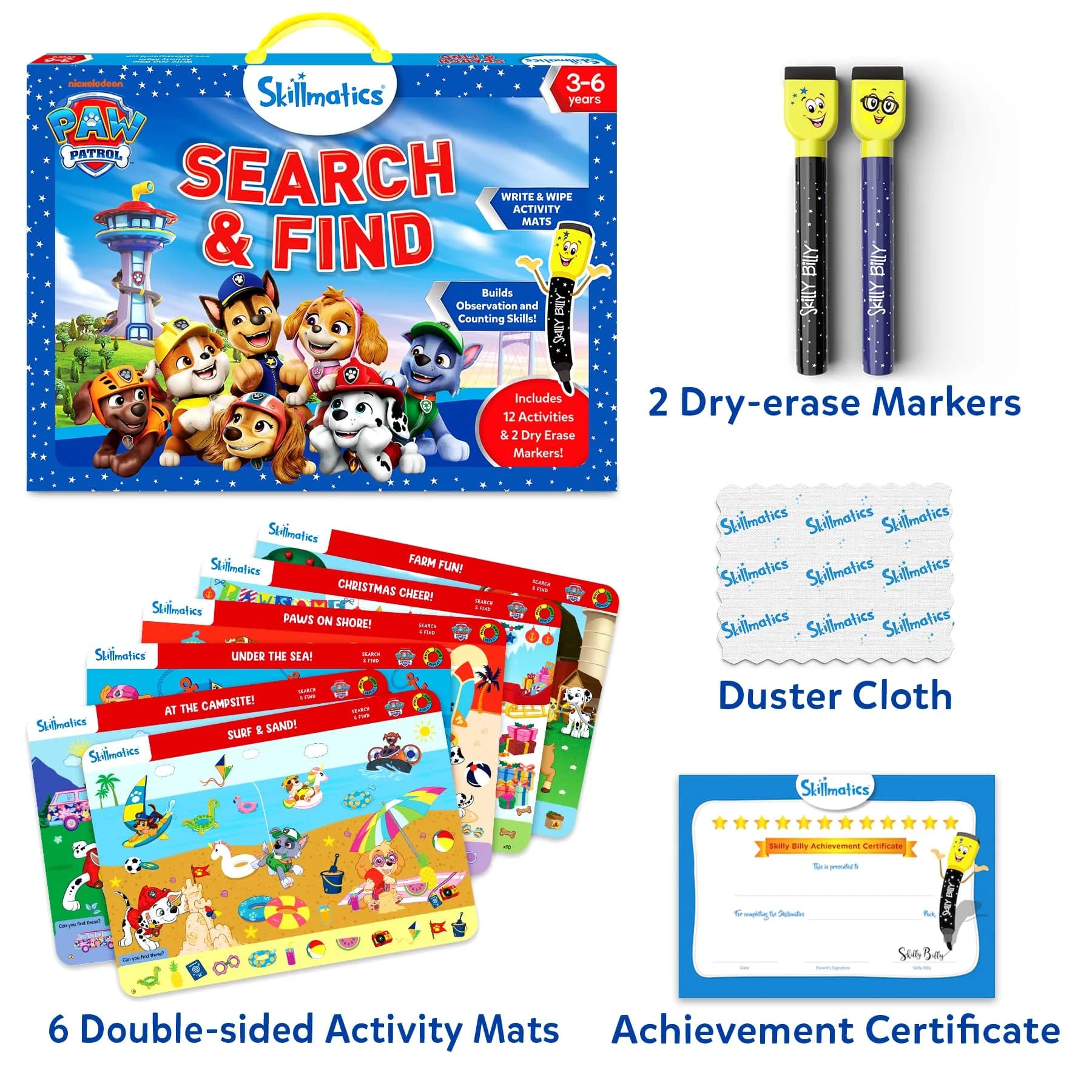 Skillmatics Search and Find PAW Patrol Educational Game | Reusable Preschool Learning Activities - view 2