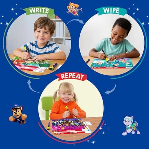 Skillmatics Search and Find PAW Patrol Edition Activity Mats | 6 Wipe-Clean Mats, 2 Markers, 1 Duster, 1 Certificate thumbnail 5