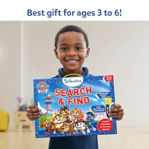 Skillmatics Search and Find PAW Patrol Edition Activity Mats | 6 Wipe-Clean Mats, 2 Markers, 1 Duster, 1 Certificate thumbnail 7