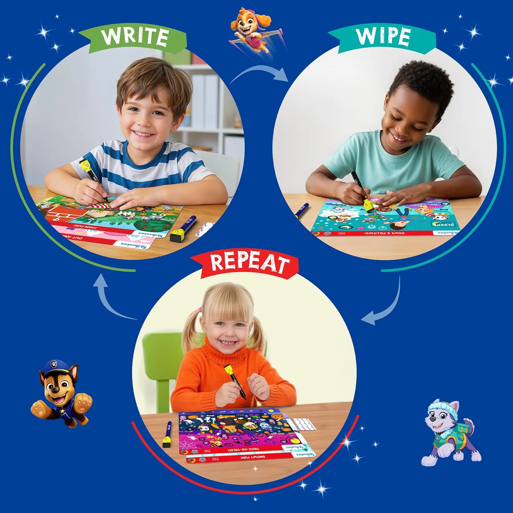 Skillmatics Search and Find PAW Patrol Educational Game | Reusable Preschool Learning Activities - view 5