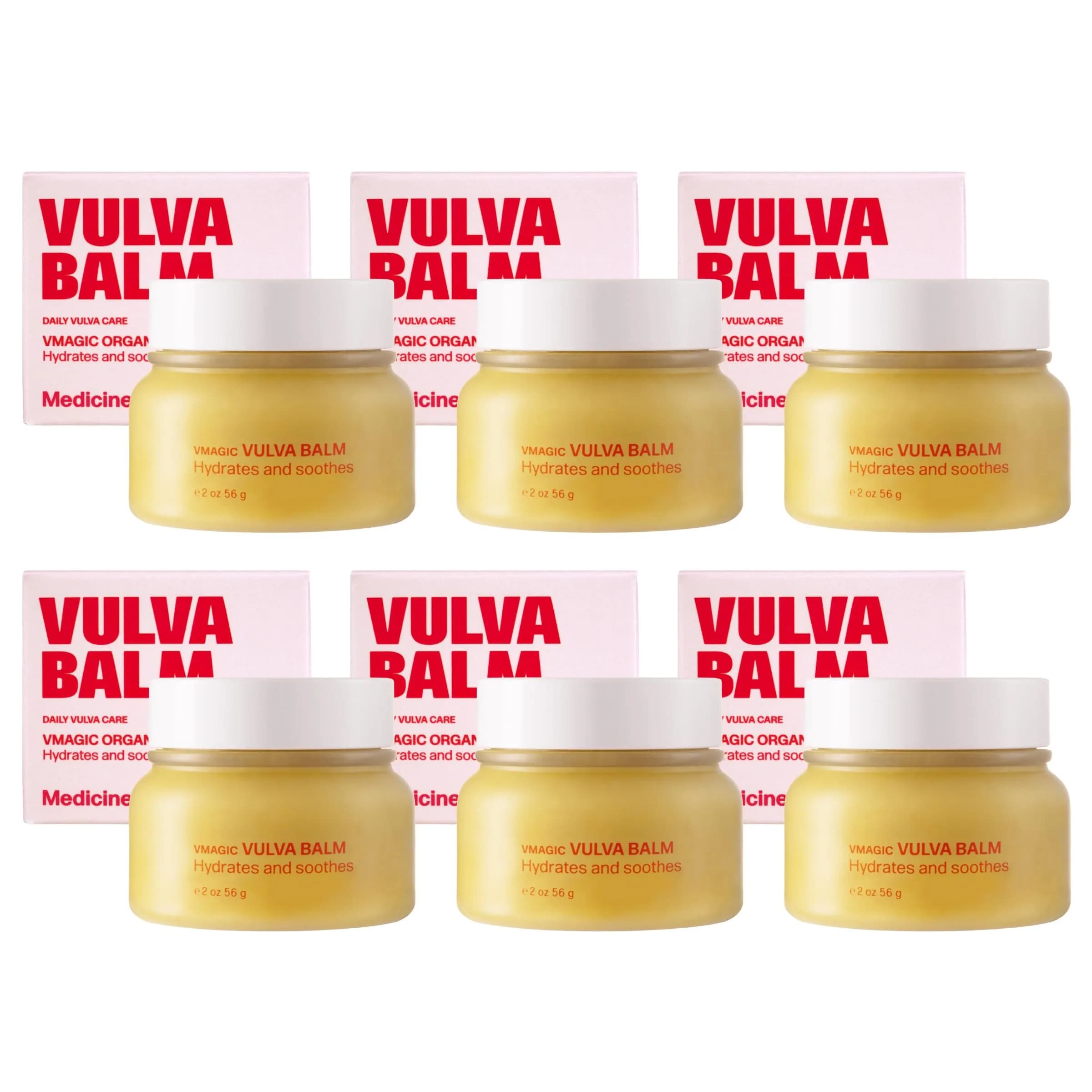 Medicine Mama's Apothecary Organic Vulva Balm 6 Pack | Intimate Skin Care for Women - main product image