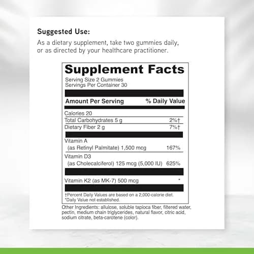 DAVINCI ADK Gummies Pineapple | Bone & Immune Support, Vegetarian, Sugar-Free thumbnail 6