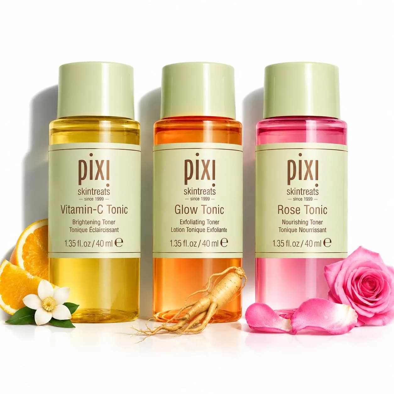 Pixi Hydrating Toner Trio | Gently Exfoliates, Brightens & Calms | Made in Korea — Liquid