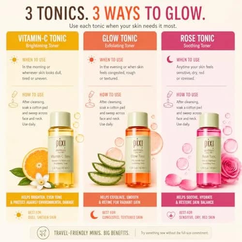 Pixi Hydrating Toner Trio | Gently Exfoliates, Brightens & Calms | Made in Korea thumbnail 8