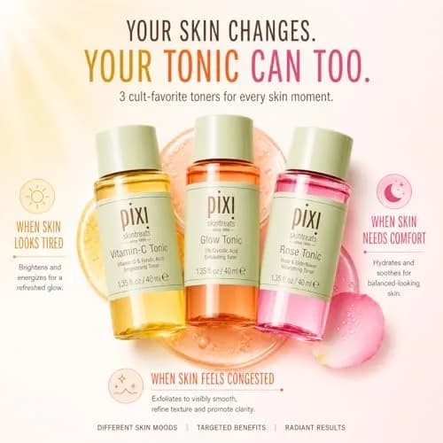 Pixi Hydrating Toner Trio | Gently Exfoliates, Brightens & Calms | Made in Korea thumbnail 3