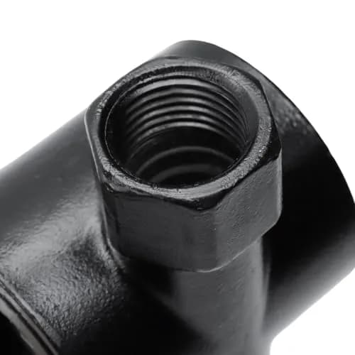 Antrader DN15 1/2" NPT Female Carbon Steel Sight Water Flow Indicator Black | Water Quality Meter for Industrial Use thumbnail 4