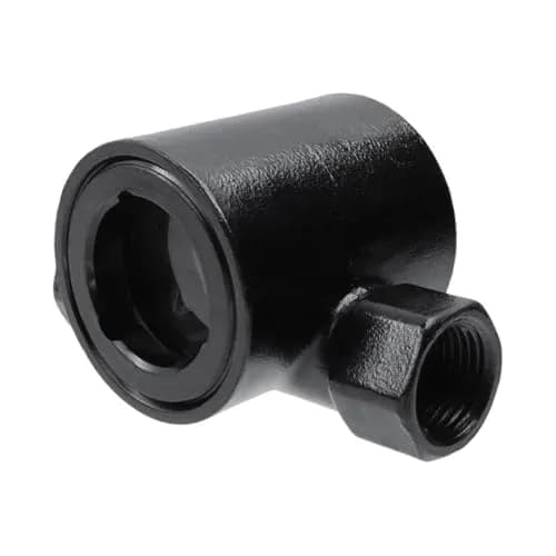 Antrader DN15 1/2" NPT Female Carbon Steel Sight Water Flow Indicator Black | Water Quality Meter for Industrial Use thumbnail 5