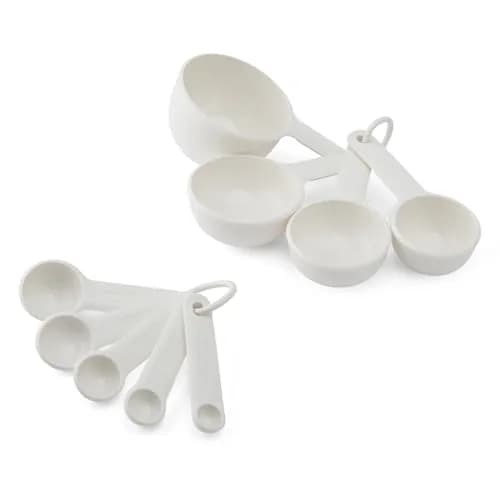 KitchenAid Measuring Cups and Spoon Set | 9-Piece Kitchen Utensil for Accurate Cooking & Baking (Porcelain, Plastic) thumbnail 1