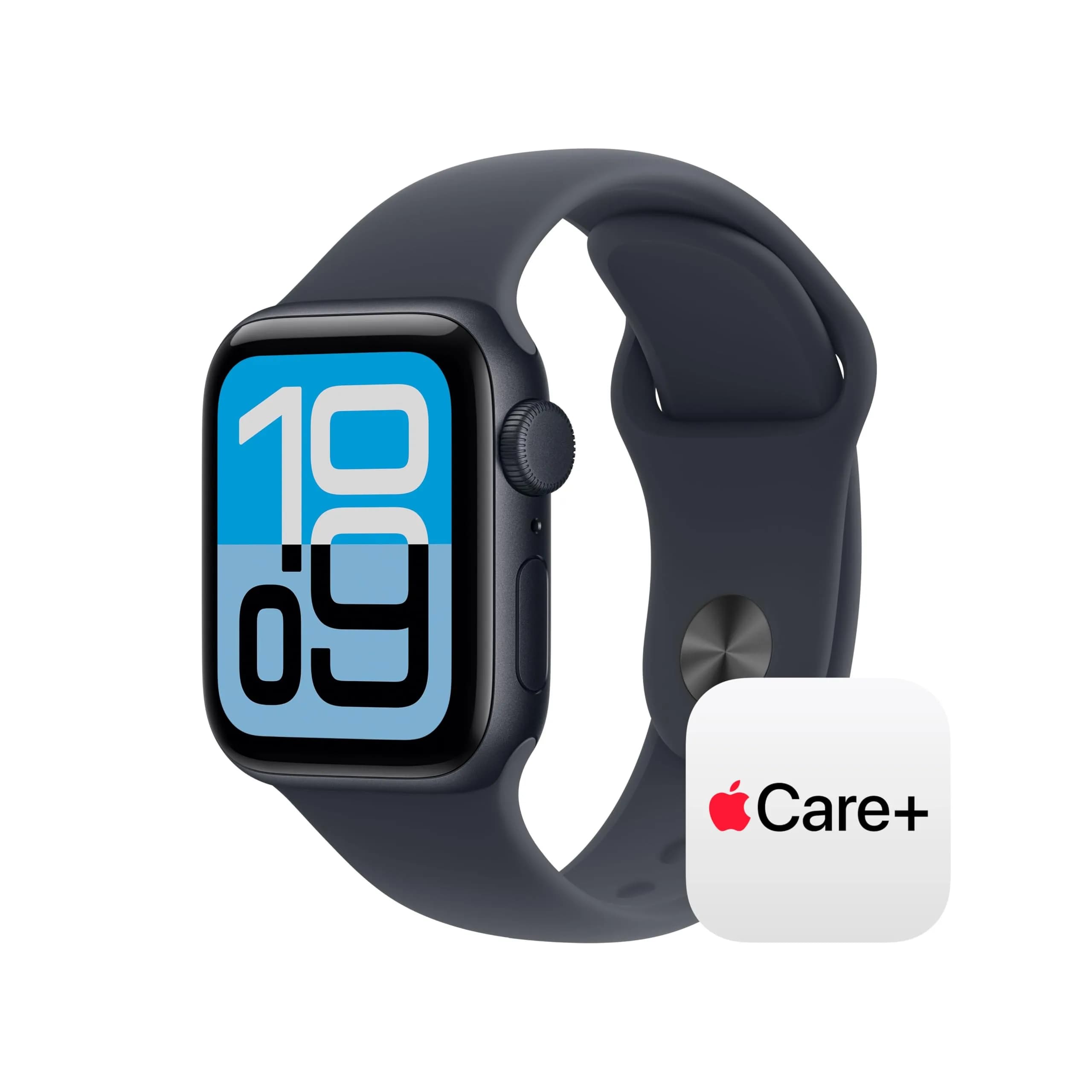 Apple Watch SE 3 GPS 40mm Midnight Aluminium Case with Midnight Sport Band S/M | Health & Fitness Tracking — Midnight Aluminum Case with Midnight Sport Band