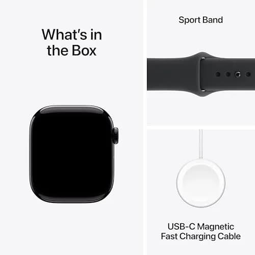 Apple Watch Series 11 GPS + Cellular 42mm Gold Titanium Smartwatch with Light Blush Sport Band | Health Monitoring & Hypertension Alerts thumbnail 6