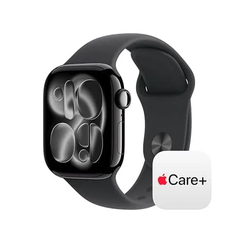 Apple Watch Series 11 GPS + Cellular 42mm Gold Titanium Smartwatch with Light Blush Sport Band | Health Monitoring & Hypertension Alerts thumbnail 1