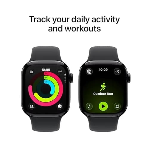 Apple Watch Series 11 GPS + Cellular 42mm Gold Titanium Smartwatch with Light Blush Sport Band | Health Monitoring & Hypertension Alerts thumbnail 3