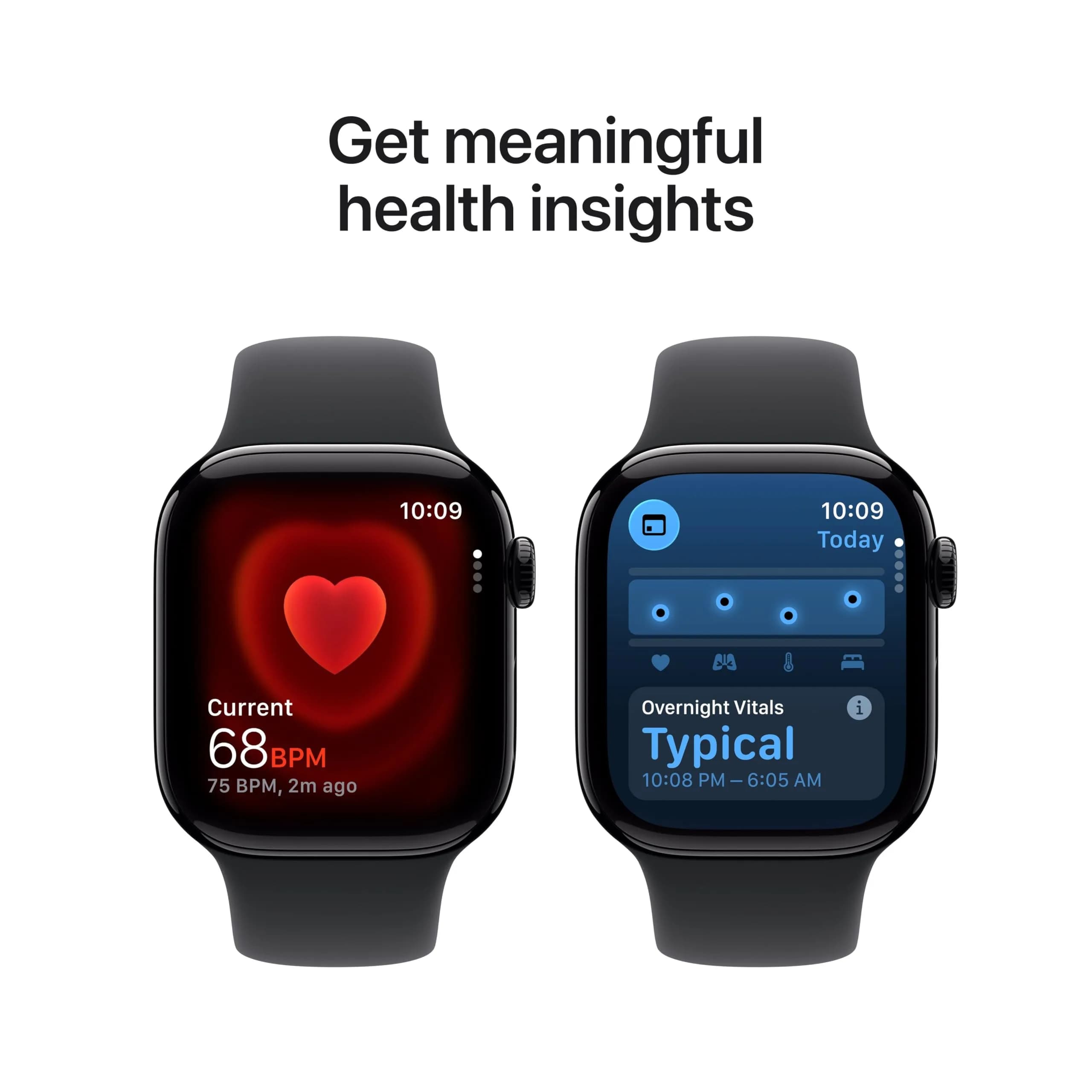 Apple Watch Series 11 GPS + Cellular 42mm Gold Titanium Smartwatch with Light Blush Sport Band | Health Monitoring & Hypertension Alerts - view 4