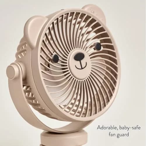 Itzy Ritzy Baby Stroller Fan with Wraparound Legs & USB Rechargeable Battery | 3-Speed Portable Cooling thumbnail 7