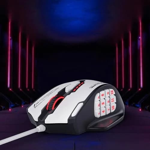 Redragon M908 Impact Wired RGB MMO Gaming Mouse 12 MMO Side Buttons | 24000 DPI Optical Sensor thumbnail 9