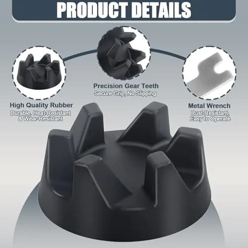 Wadoy Blender Coupler Replacement Parts for KitchenAid KSB5WH KSB5 KSB3 | High-Strength Rubber & Metal (3.9in) thumbnail 3