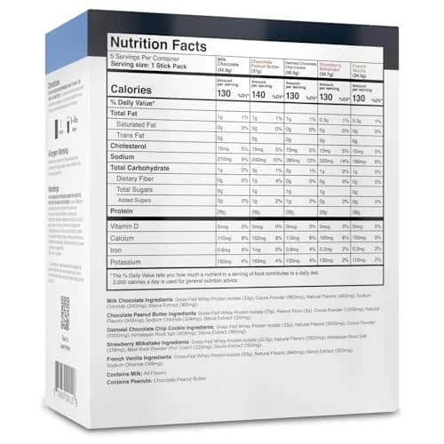 Transparent Labs Grass-Fed Whey Protein Isolate Variety Pack | 189ml (6.26 Fl Oz) | 28g Protein Per Serving thumbnail 9