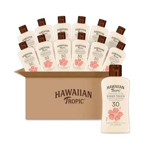 Hawaiian Tropic Sheer Touch Lotion SPF 30, 24 Fl Oz (710ml) | Broad Spectrum UVA/UVB Protection thumbnail 1