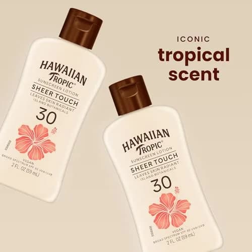 Hawaiian Tropic Sheer Touch Lotion SPF 30, 24 Fl Oz (710ml) | Broad Spectrum UVA/UVB Protection thumbnail 2