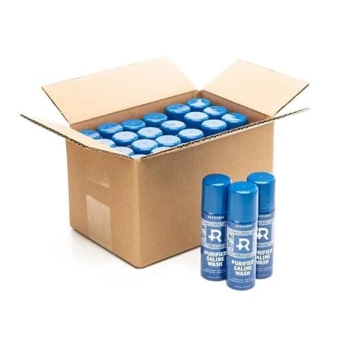 Recovery Aftercare Piercing Saline Spray 1.5 Fl Oz | Supports Healing & Safety with 24 Cans thumbnail 1