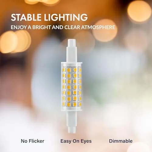 Newhouse Lighting 5w LED T3 Bulb R7s Base 3000k | Dimmable, Energy Saving, 600 Lumens thumbnail 3