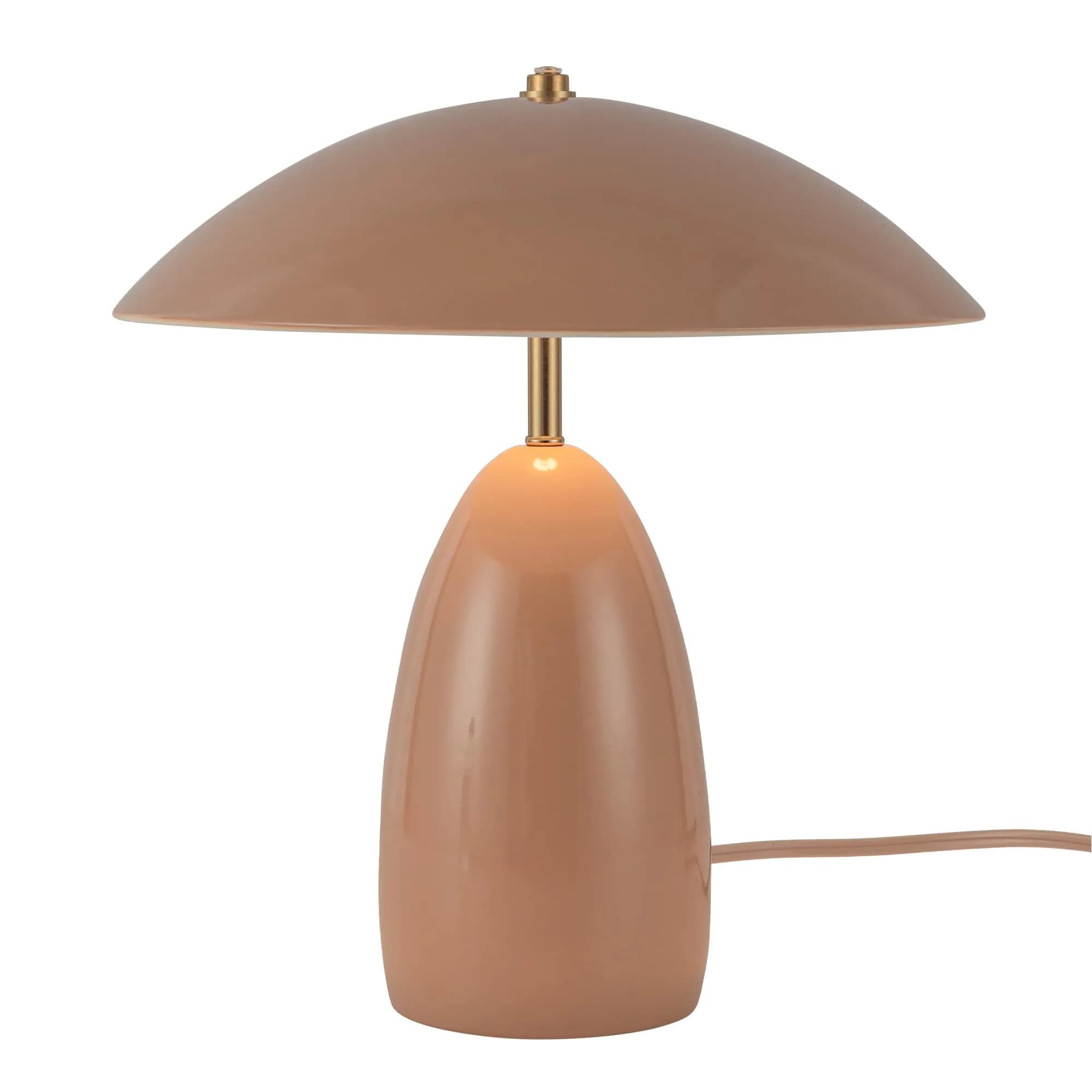 Alora Lighting Table Lamp Poppy - Dimmable LED - 12 in TL437012PEC | Peach Flower Accent for Indoor Decor — Peach