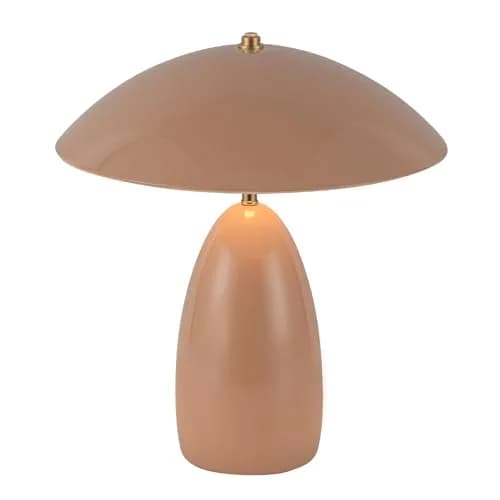 Alora Lighting Table Lamp Poppy - Dimmable LED - 12 in TL437012PEC | Peach Flower Accent for Indoor Decor thumbnail 3