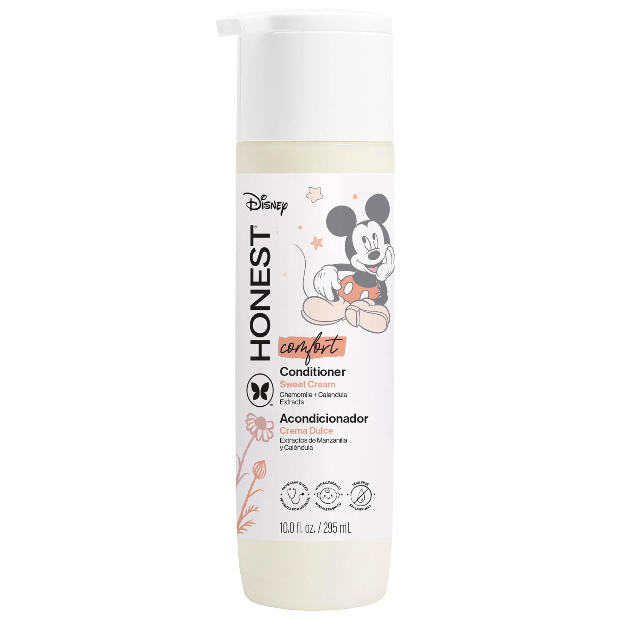 The Honest Company Disney Mickey Mouse Comfort Sweet Cream Conditioner 295ml (10 Fl Oz) | Tear-Free Formula for All Hair Types