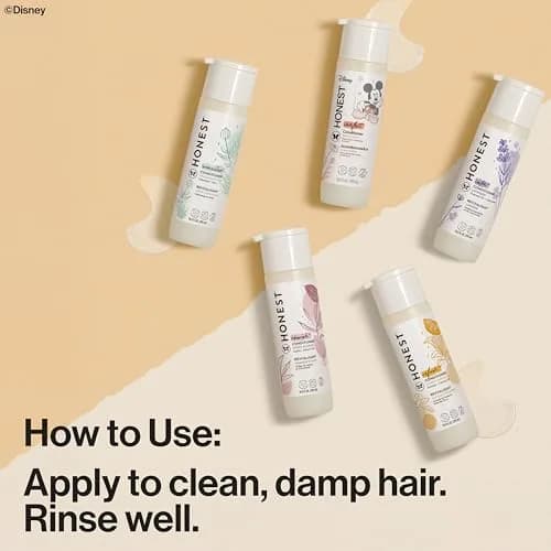 The Honest Company Disney Mickey Mouse Comfort Sweet Cream Conditioner 295ml (10 Fl Oz) | Tear-Free Formula for All Hair Types thumbnail 8