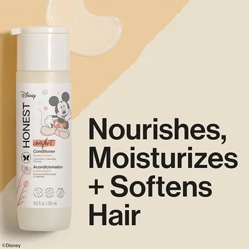 The Honest Company Disney Mickey Mouse Comfort Sweet Cream Conditioner 295ml (10 Fl Oz) | Tear-Free Formula for All Hair Types thumbnail 3